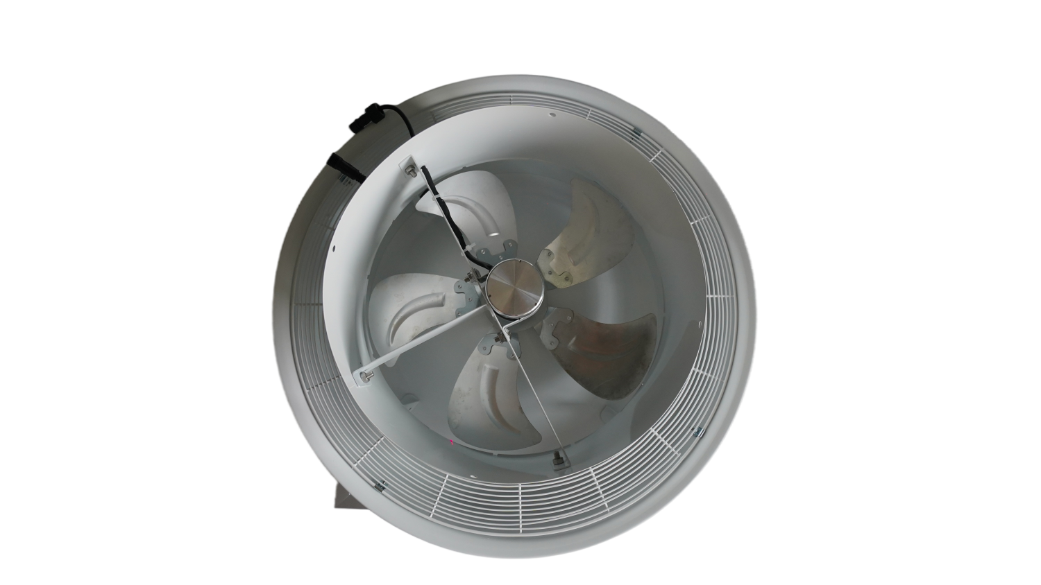 Industrial Roof-Mounted Solar-Powered Ventilation Fans for Livestock Barns