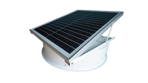 Industrial Roof-Mounted Solar-Powered Ventilation Fans for Livestock Barns