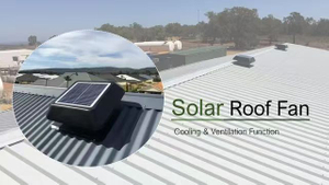 Solar-Powered Ventilation Fans for Attic Wharehouse 