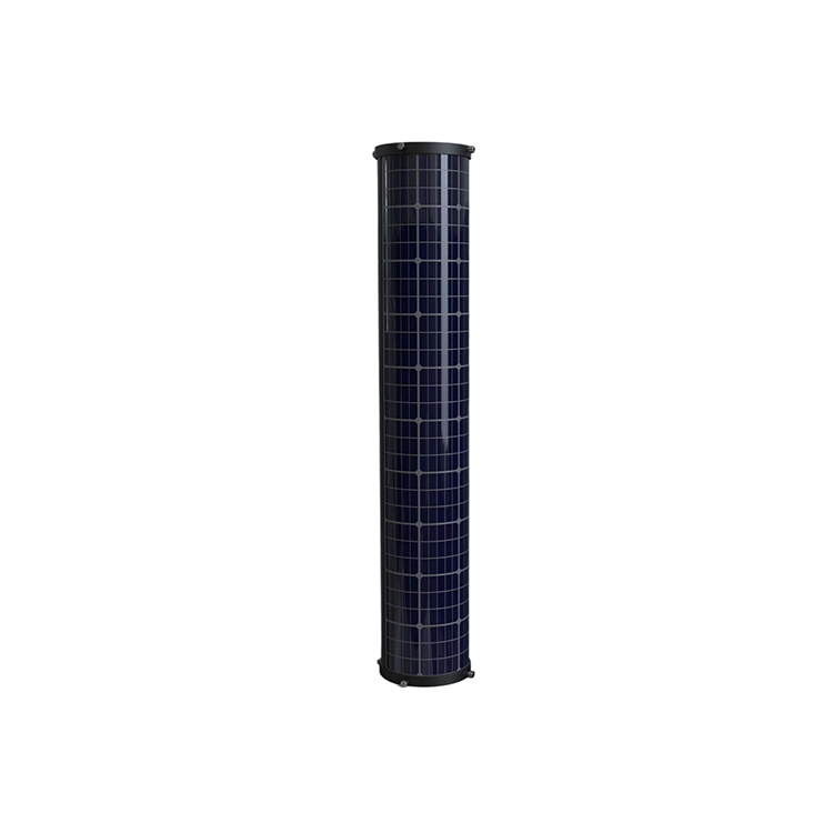 Street Light Pole Cylinder Solar Panel