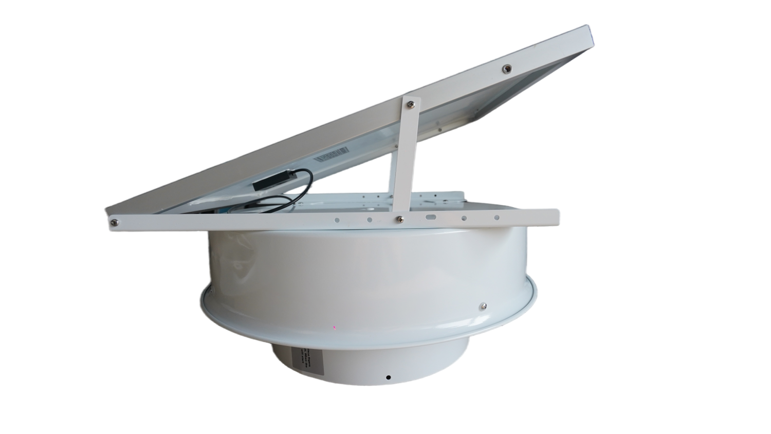 Industrial Roof-Mounted Solar-Powered Ventilation Fans for Livestock Barns